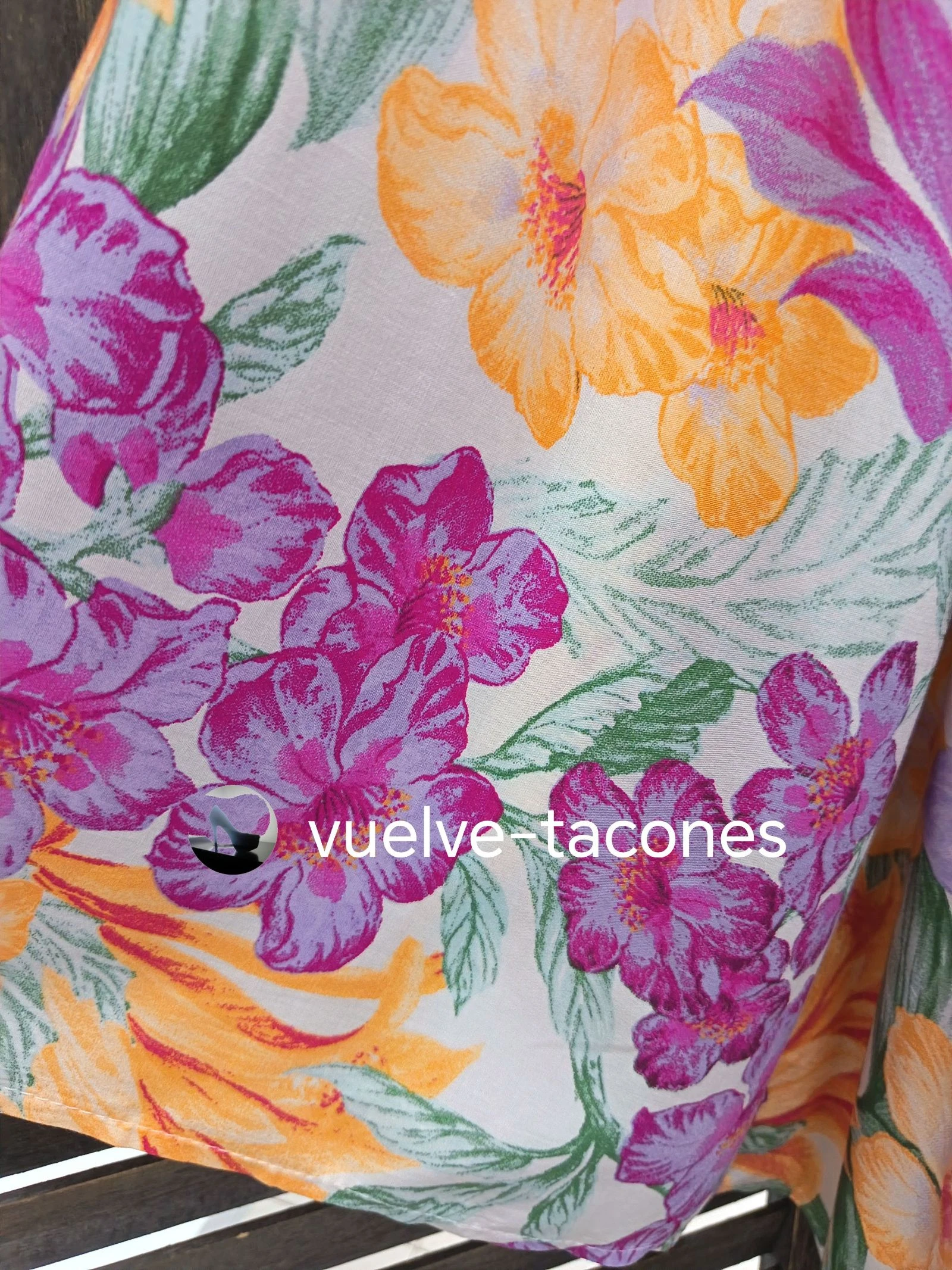 Asymmetrische bloemenjurk ♡ JAASE * maat M – photo 19